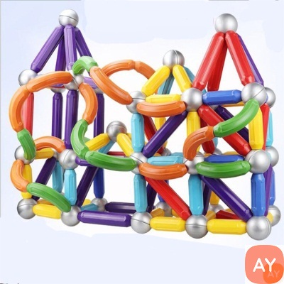 天利达科学磁力积木儿童磁性磁铁拼装大号磁力棒积木玩具厂家批发