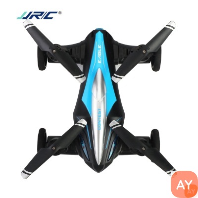 JJRC 迷你四轴陆空双模式飞行便携飞机花样翻滚灯光遥控玩具热款